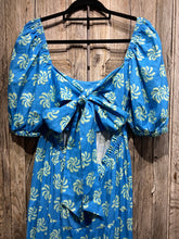 Preloved Kitri Blue Floral Cotton Dress