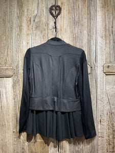 Preloved LAUREN VIDAL Zip-Up Black Jacket