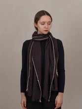 Bronte Weaver Cashmere Scarf Cacao OR26-S02