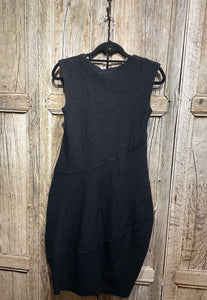 Preloved ELEMENTE CLEMENTE Black Virgin Wool Tunic/Dress
