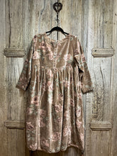 Les Ours Velour Fleur Rose Dress AW24