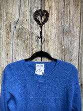 Preloved BRORA Blue Cashmere Jumper