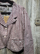 JLS Red Striped Reversible Jacket D35