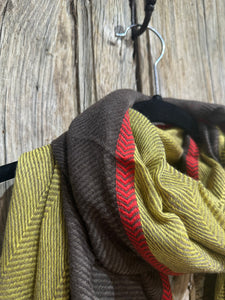 Alembika Yellow Wool Blend Scarf ASC09Y AW24