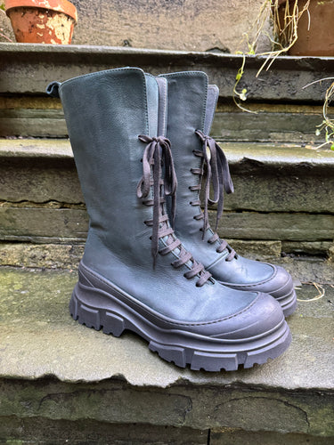 Lofina Gasoline Leather Boots 6327