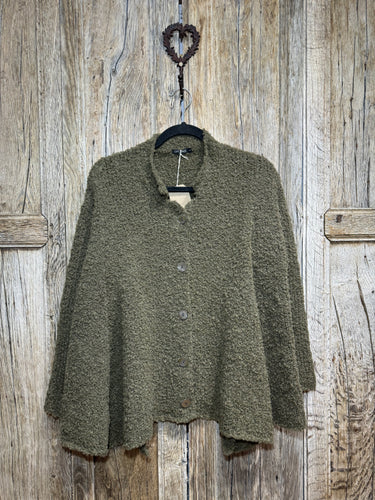 Grizas Green Wool Jumper 65179-R18-473 AW24