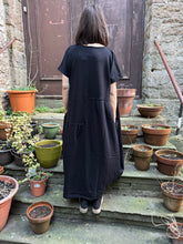 Sort Aarhus Black Jersey Dress SA3103 SS26