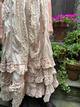 JLS Antique Cream Lace & Embroidery Cotton Sun Dress 1102