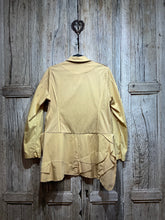 Preloved Manesera Golden Yellow Raw Edge Jacket