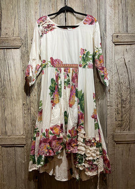 Preloved Floral Cotton Dress
