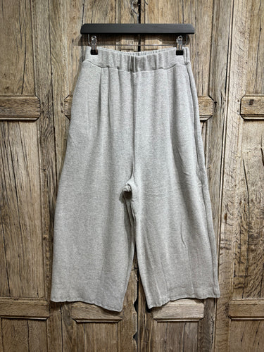 Knit Knit Cotton Mix Trousers K55 Grigio Chiaro AW24