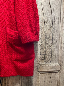 Preloved BETTY JACKSON ‘TWO’ Red Wool Mix Coat
