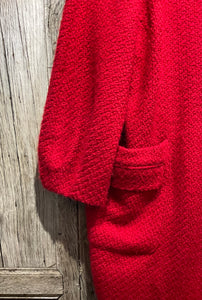 Preloved BETTY JACKSON ‘TWO’ Red Wool Mix Coat
