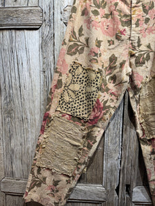 JLS Floral Cotton Print Trousers 1131
