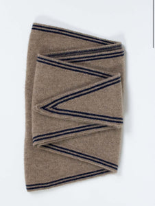 Oats & Rice Bronte Tan Cashmere Scarf OR25-NS01