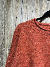 Handknits by ME Burnt Orange Crop Wool Jumper