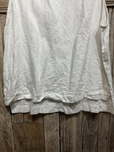Preloved ELEMENTE CLEMENTE, White Linen Vest