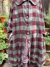 JLS Check Cotton Dress Coat D56