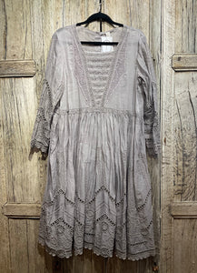 Preloved EWA I WALLA Mauve Polly Dress