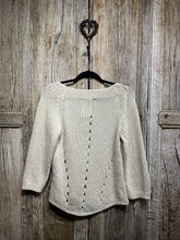 Preloved Max Mara Cream Cotton Knit Jumper
