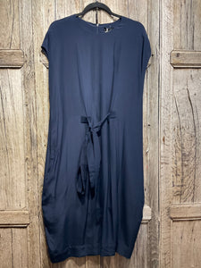 Preloved COS Navy Shift Dress - Silk