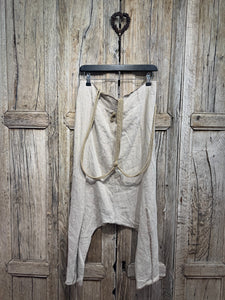 Preloved Lurdes Bergada Beige Linen Trousers