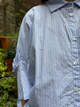 Gallego Desportes Blue Stripe Shirt 10410 AW26