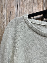 Preloved SOLEIL Grey Crop Cotton Jumper