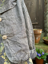 JLS Grey Striped Reversible Jacket D23