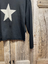 Preloved CHOKLATE Black Jumper with Star Detail