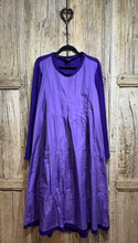 LUUKAA Purple Woven Dress 24K511 AW24