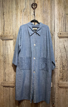 Preloved *SAMPLE* CALM AMONGST THE CHAOS Chambray Denim Coat