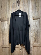 Preloved CREA CONCEPT Black Wool Long Cardigan