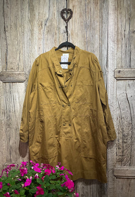 Preloved WRAP Cotton Drill Tunic Dress