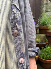 JLS Button Up Reversible Grey Long Duster Dress Coat D39