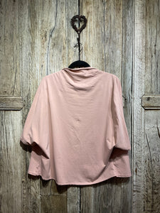 Preloved Mama B Pale Pink Jersey Jacket