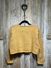 Handknits by ME Yellow Crop Wool Mix Cardigan