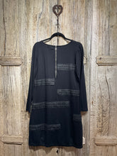 Preloved MY SOUL Black Jersey Dress with Zip at Back