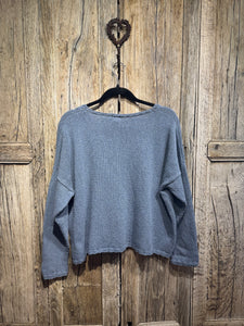Handknits by Me Recycled Denim Slouchy Cardigan