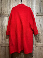 Preloved SAHARA Red Wool Coat