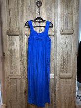 Preloved Toast Blue Linen Dungarees