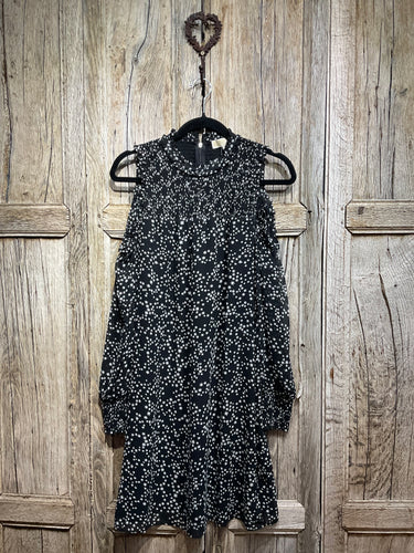 Preloved Michael Kors Black & White Star Tunic Dress