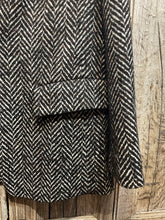 Preloved Luisa Cerano Black and White Herringbone Jacket