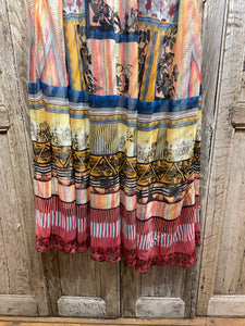 Preloved Anthropology Colourful Print Dress