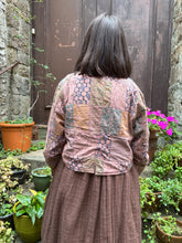 JLS Reversible Cropped Soft Cotton Patchwork Jacket