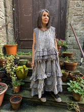 JLS Antique Grey Lace & Embroidery Cotton Sun Dress 1102