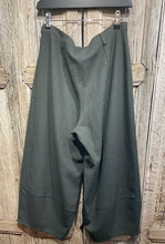 Preloved ÈCHAPPÈES BELLES Wool Mix Green/Teal Wide Leg Trousers