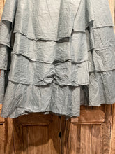 Preloved EWA I WALLA Storm Blue Tine Skirt