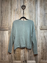 Preloved EWA I WALLA Soft Green Cotton Knit Cardigan