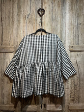 Preloved Officinae Black and White Check Top